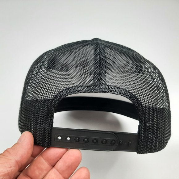 RedBull Red Bull Flat Bill Mesh Snapback Black Hat Cap Embroidered Logo