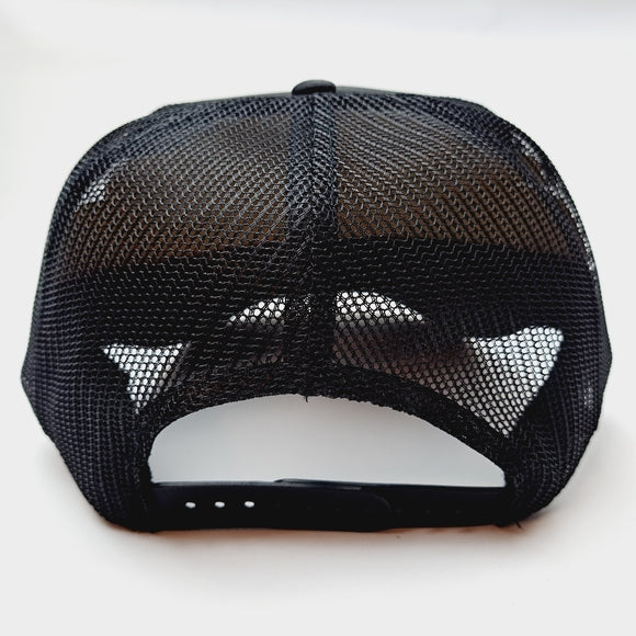 Anthrax Foam Trucker Mesh Snapback Cap Hat Black