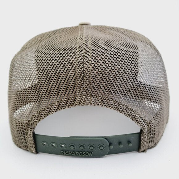 Simple Man Turkey 7 Panel Flat Bill Trucker Mesh Snapback Cap Hat