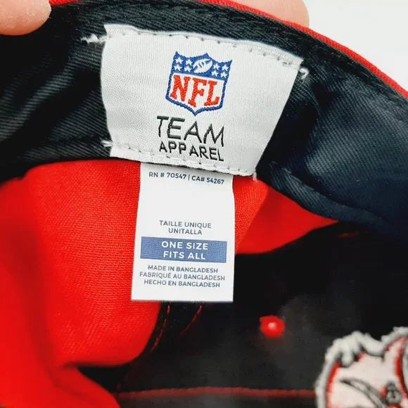 Tampa Bay Bucs Baseball Cap Hat Red Embroidered NFL Officially Licensed NEW