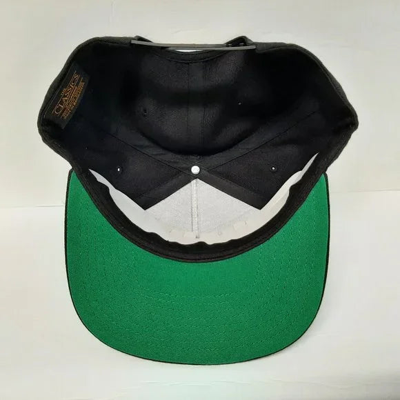 Redbull Red Bull Flat Bill Snapback Black Embroidered