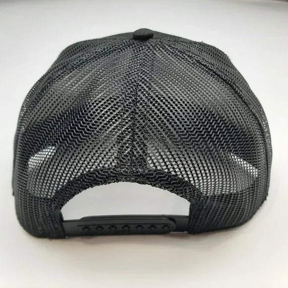 Red Bull Racing Embroidered Hat Cap Mesh Snapback Black Flat Bill Trucker