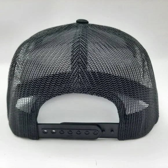 Benelli Hunting Flat Bill Embroidered Patch Mesh Snapback Hat Cap Black