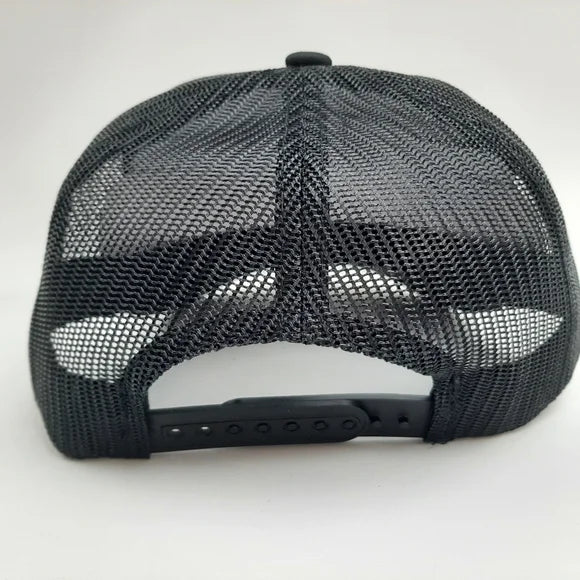 Selena Foam Trucker Mesh Snapback Hat Cap Black