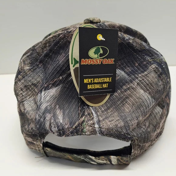 Mossy Oak John Deere Hat Camouflage Mesh Trucker Hi-Vis Logo