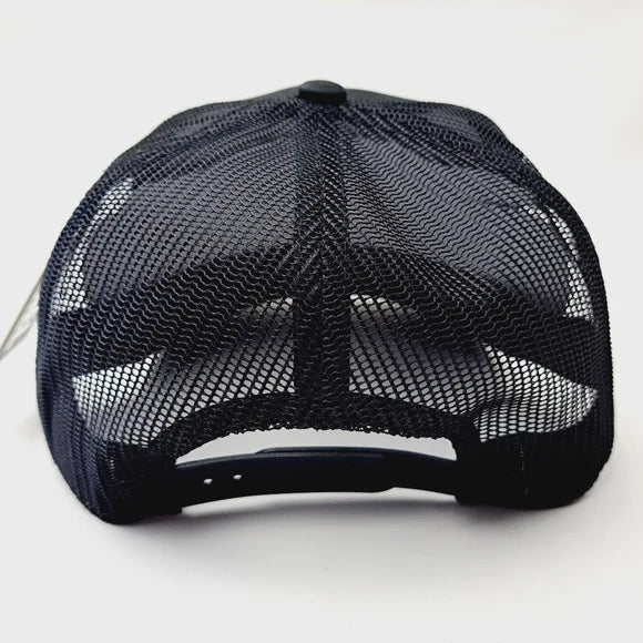 Mama Tried Flat Bill Trucker Mesh Snapback Black
