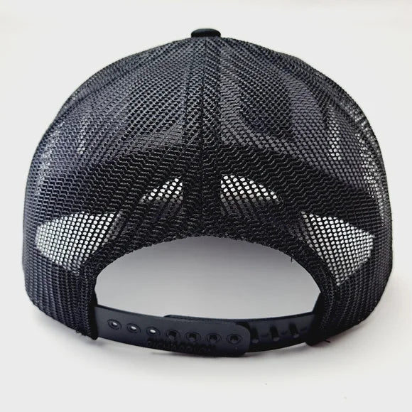 Overtime Hours Bullshit Pay Richardson 112 Trucker Mesh Snapback Black