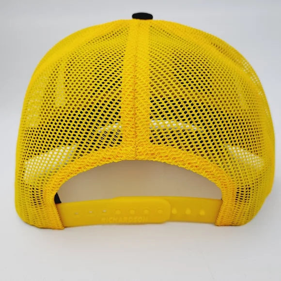 Tequila Helps Richardson Embroidered Patch Mesh Snapback Trucker Hat Camouflage