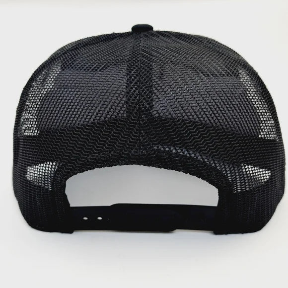 Merica Embroidered Flat Bill Trucker Mesh Snapback Cap