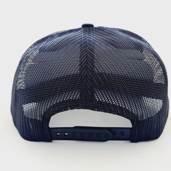 Sup Putos Embroidered Flat Bill Trucker Mesh Snapback Cap Hat Black