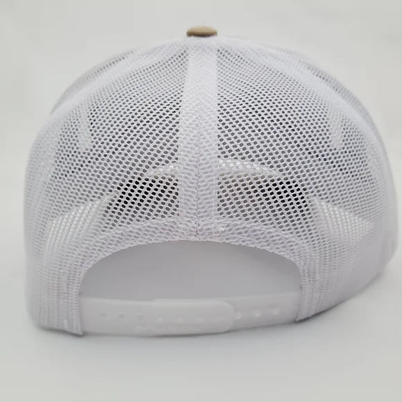 Red Man Richardson 112 Trucker Cap Hat Mesh Snapback Embroidered Patch