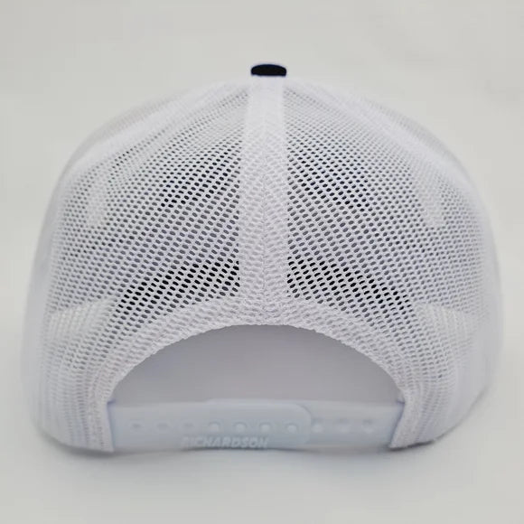Chevron Richardson 112 Embroidered Patch Trucker Mesh Snapback Cap