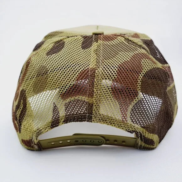 Cowboy Cartel Foam Trucker Mesh Snapback Hat Embroidered Patch Camouflage