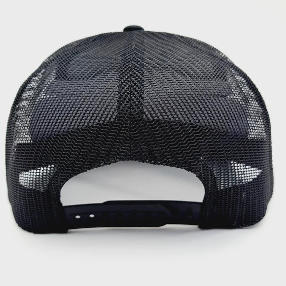 New Zealand All Blacks Flat Bill Mesh Snapback Hat Cap Black Embroidered