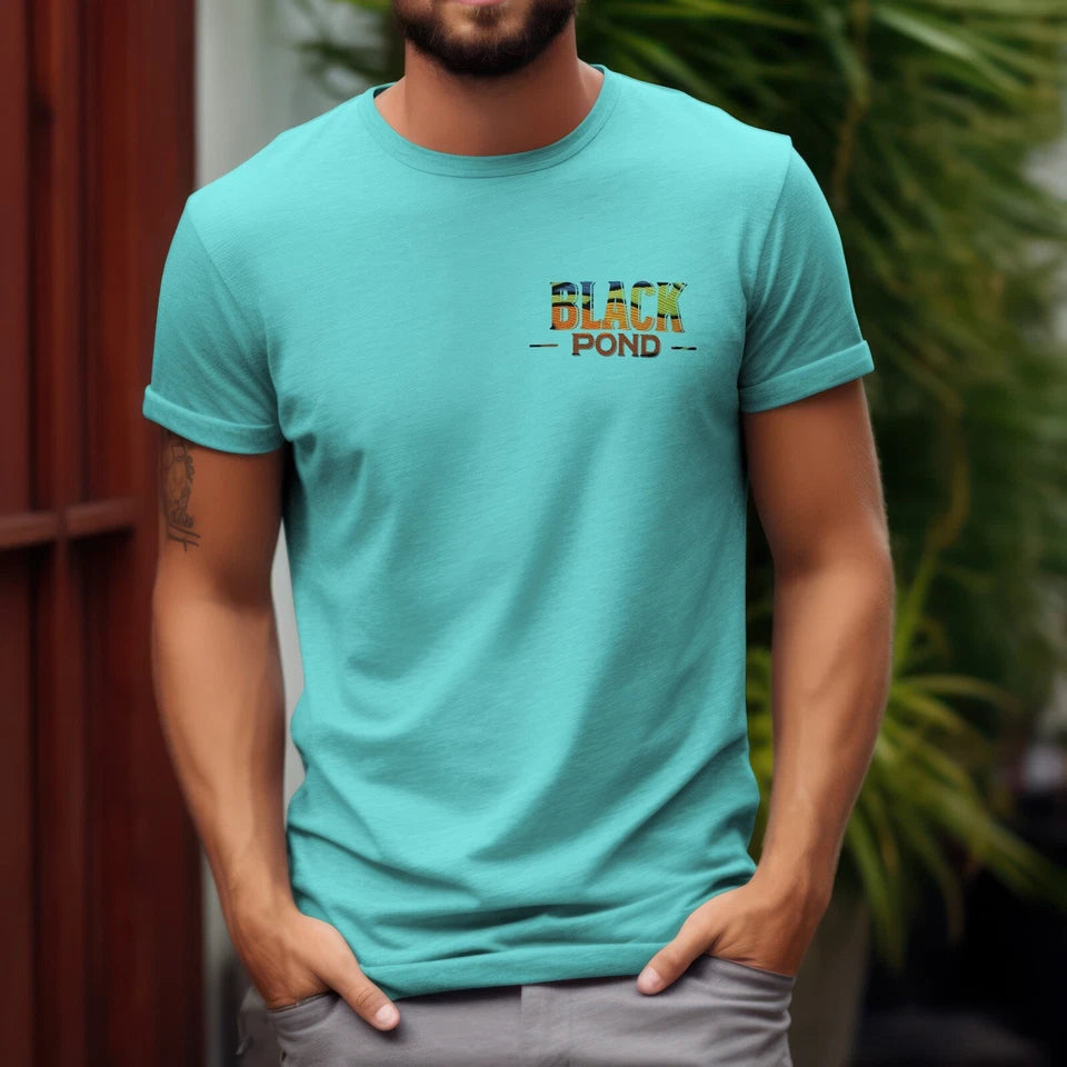 Black Pond Duck Hunting Men's T-shirt Outdoorsman Wear 100% cotton