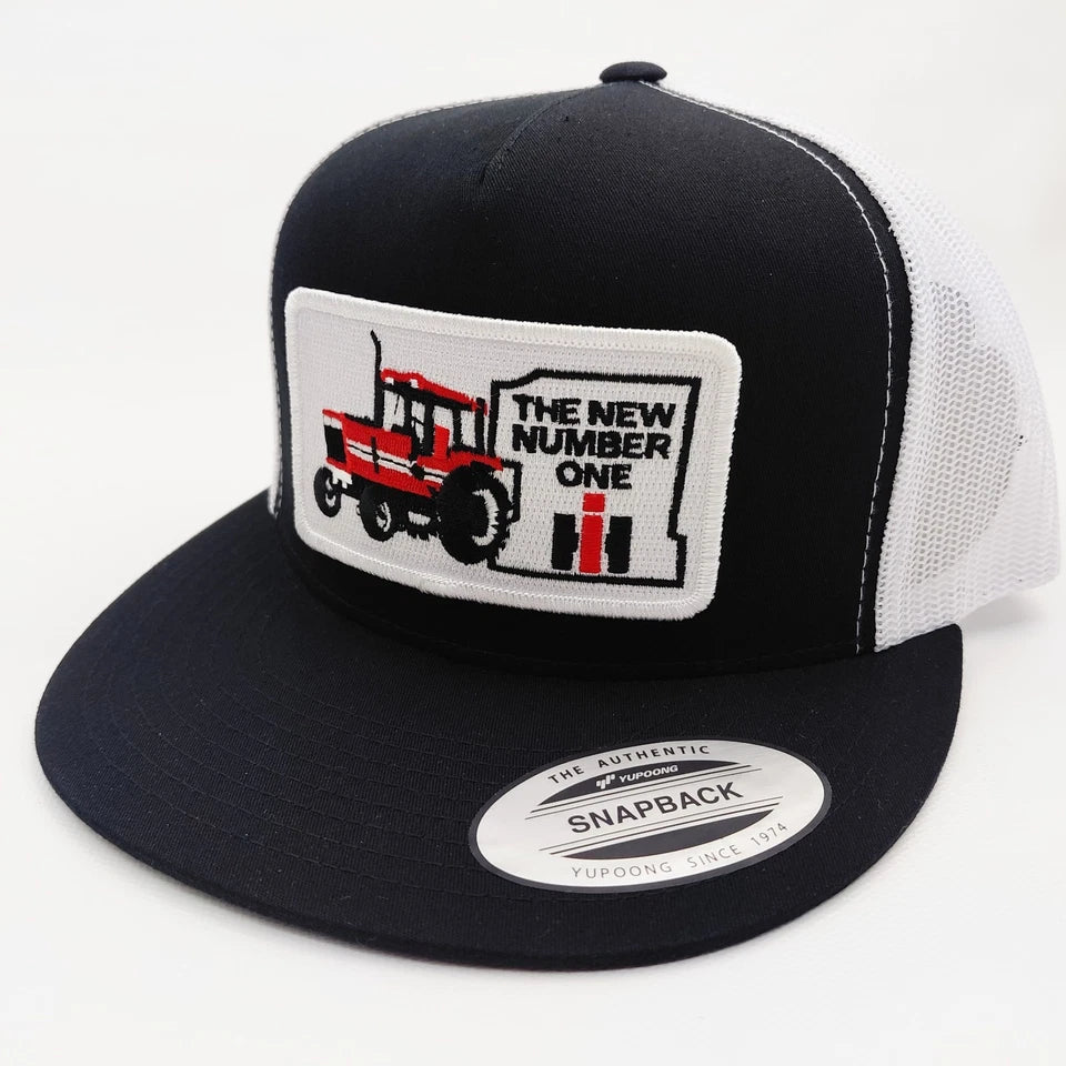Massey Furguson Tractor Hat Embroidered Patch Flat Bill Snapback