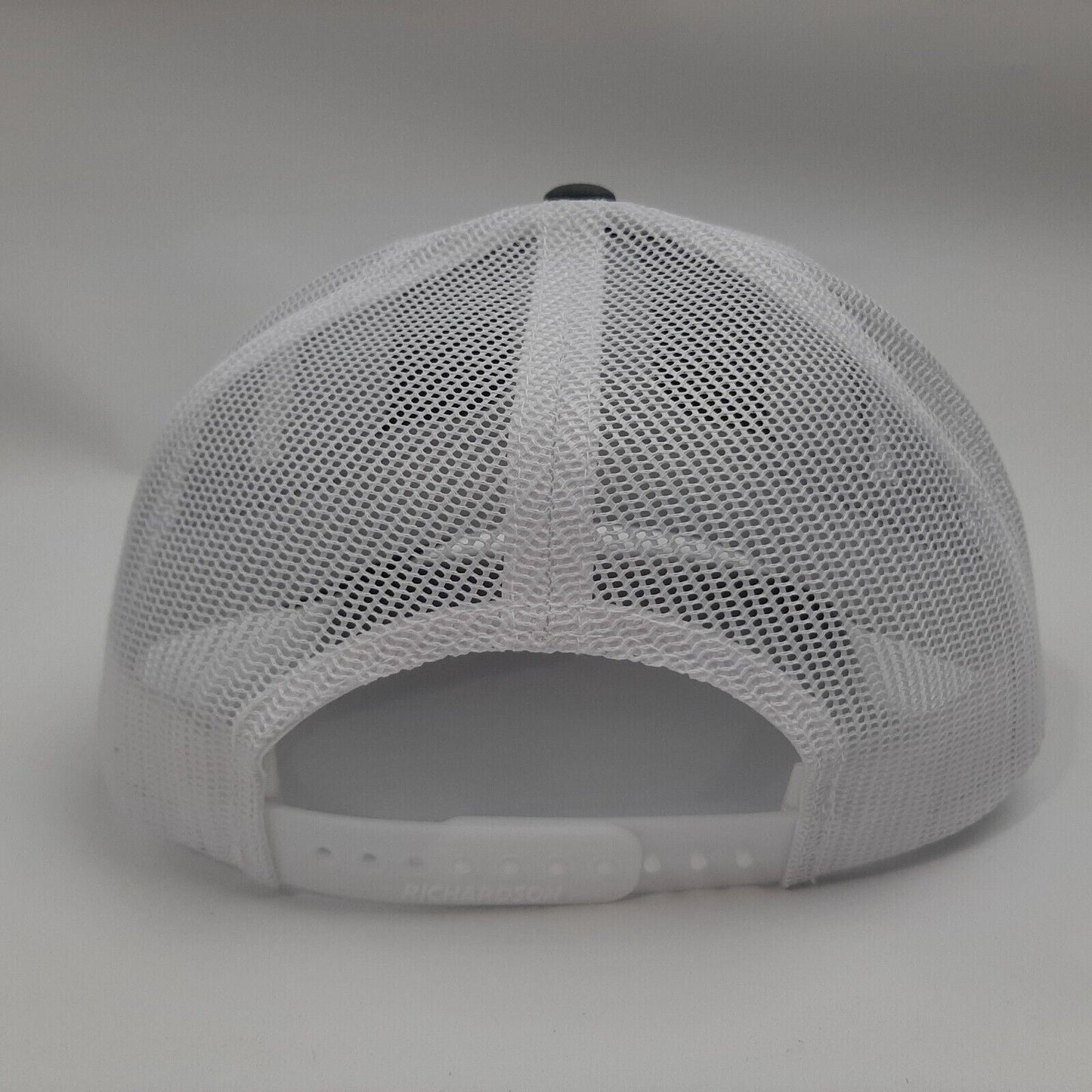 Chevrolet Chevy Embroidered Patch Richardson 112 Trucker Mesh Snapback Cap Hat Gray & White