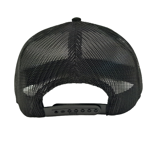 Otto Flat Bill Good Year Tires Patch Hat Cap Trucker Mesh Snapback Black