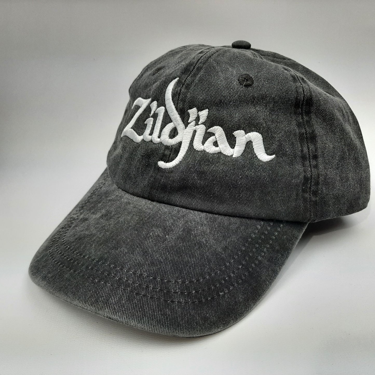 Zildjian Embroidered Relaxed Cotton Dad Hat Cap Gray Washed