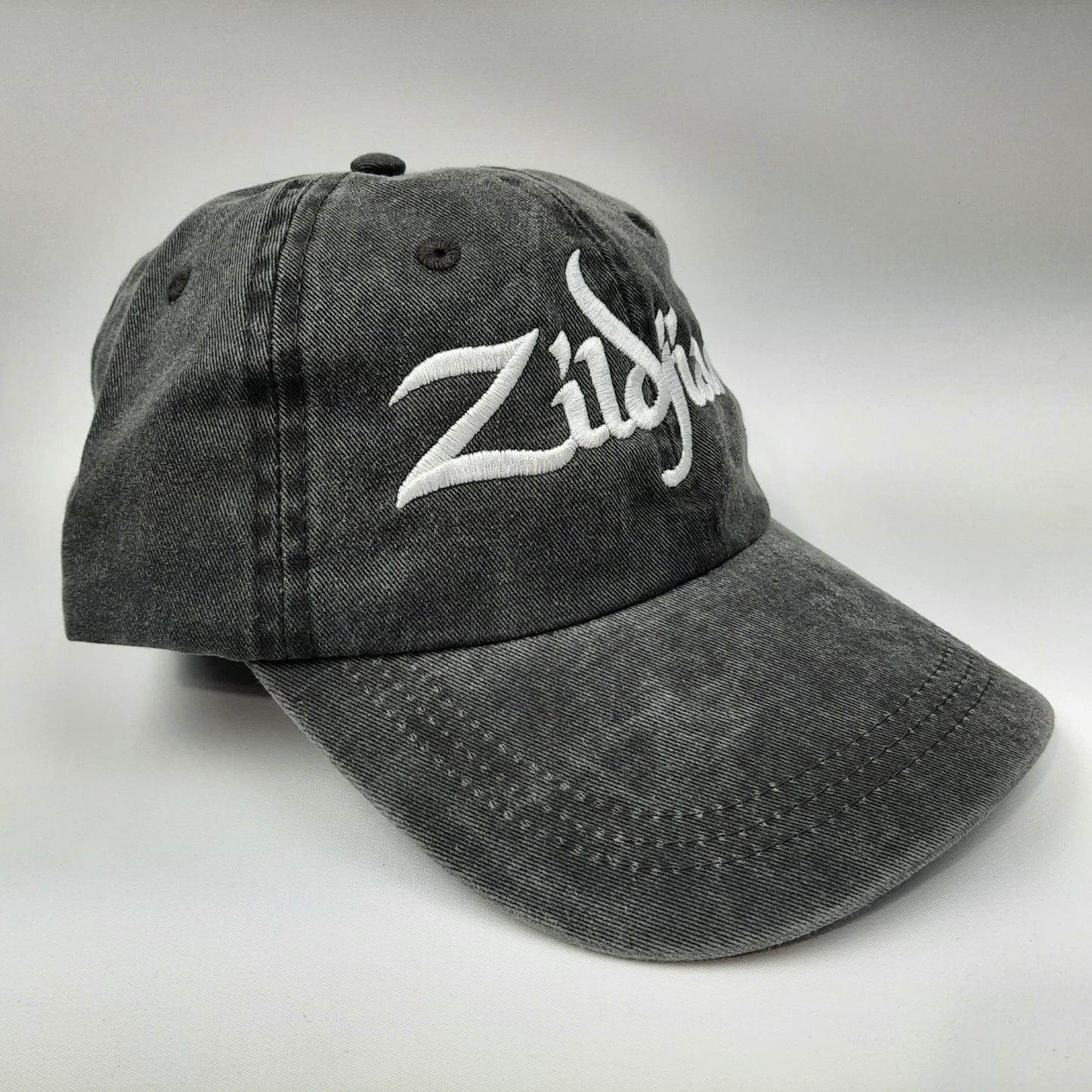 Zildjian Embroidered Relaxed Cotton Dad Hat Cap Gray Washed