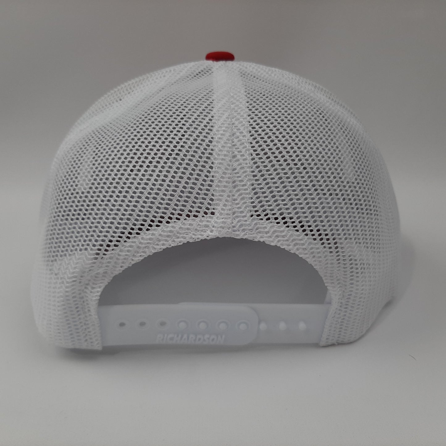 Ethan Patch Richardson 112 Trucker Mesh Snapback Cap Hat Red & White