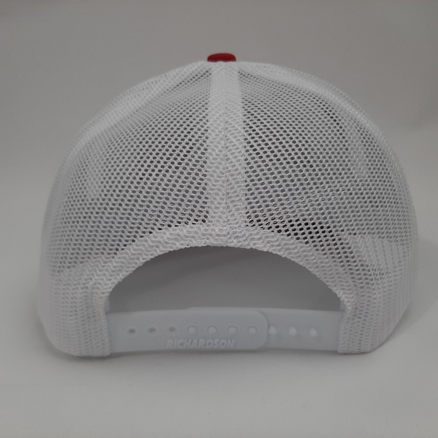 Snap On Snap-On Patch Richardson 112 Trucker Mesh Snapback Cap Hat Red & White
