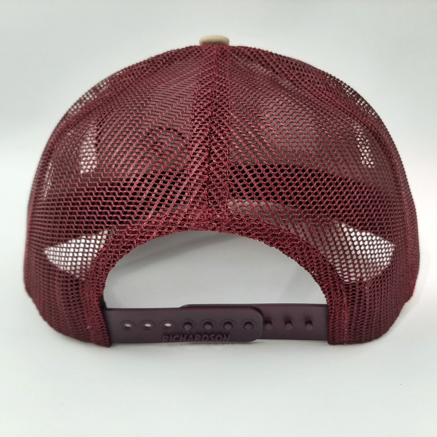 FSU Florida State Seminoles Richardson 112 Blank Low Profile Snapback Mesh Baseball Trucker Hat Cap Khaki & Burgundy