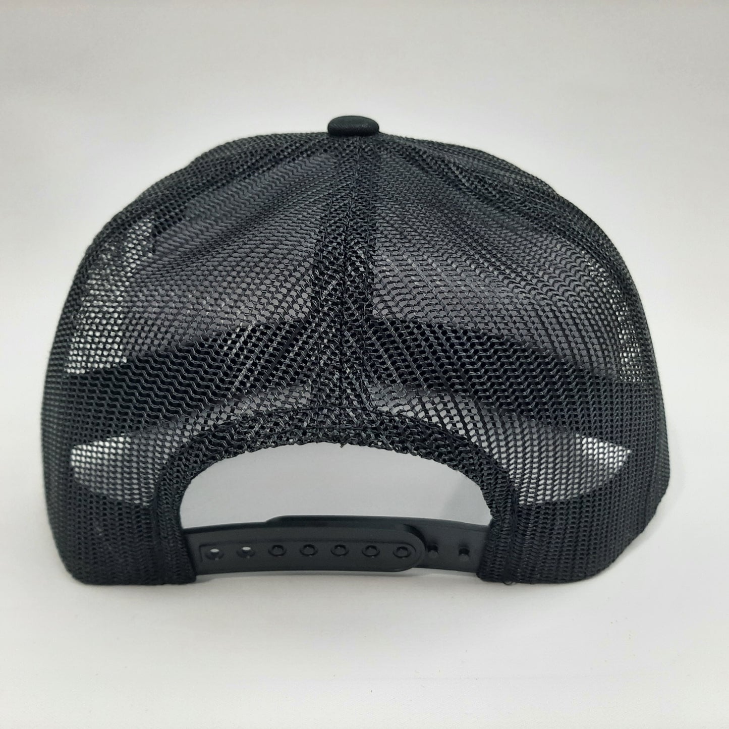 Glock Embroidered Patch Yupoong Baseball Cap Flat Bill Trucker Mesh Snapback Black