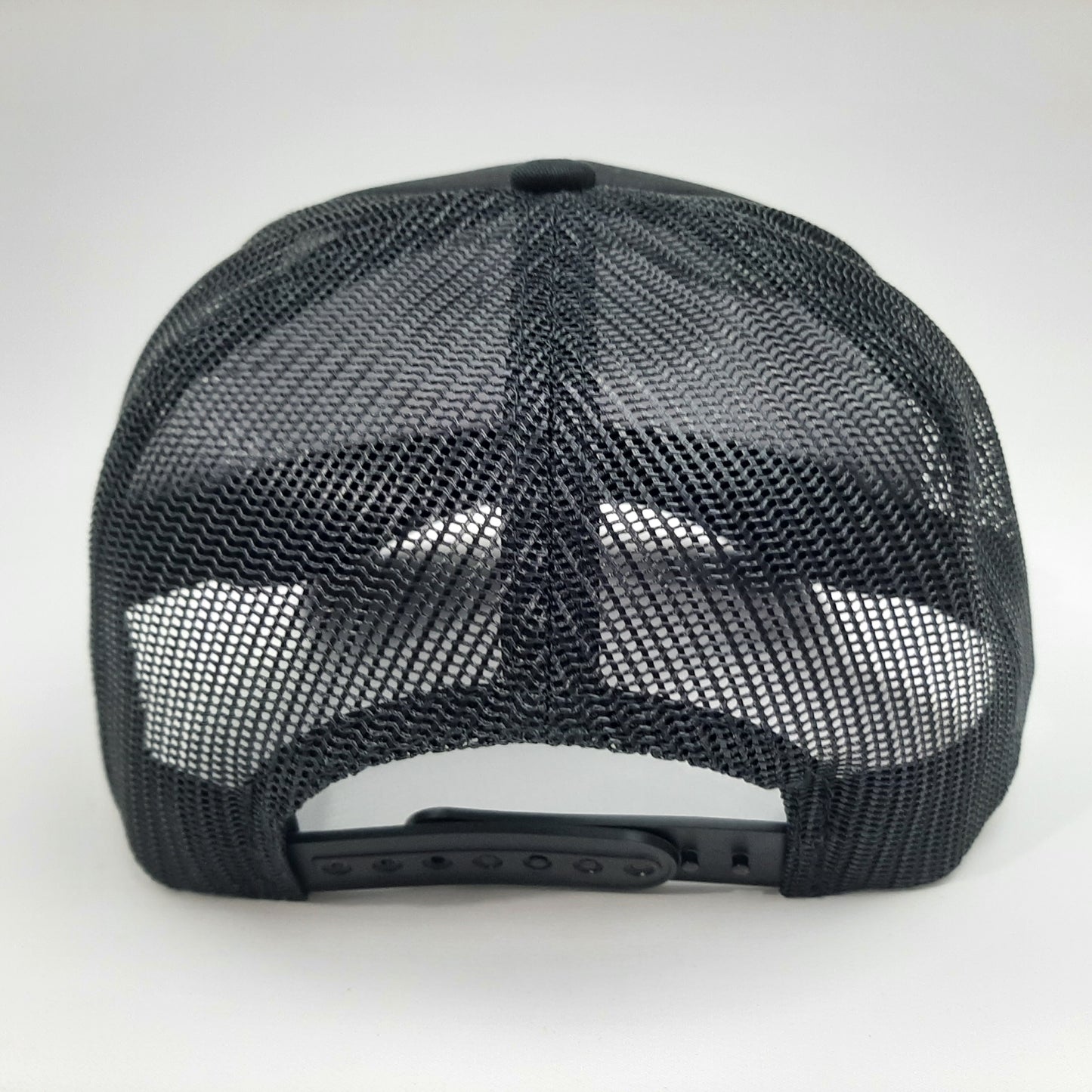 Gibson curved bill Foam mesh snapback cap hat black