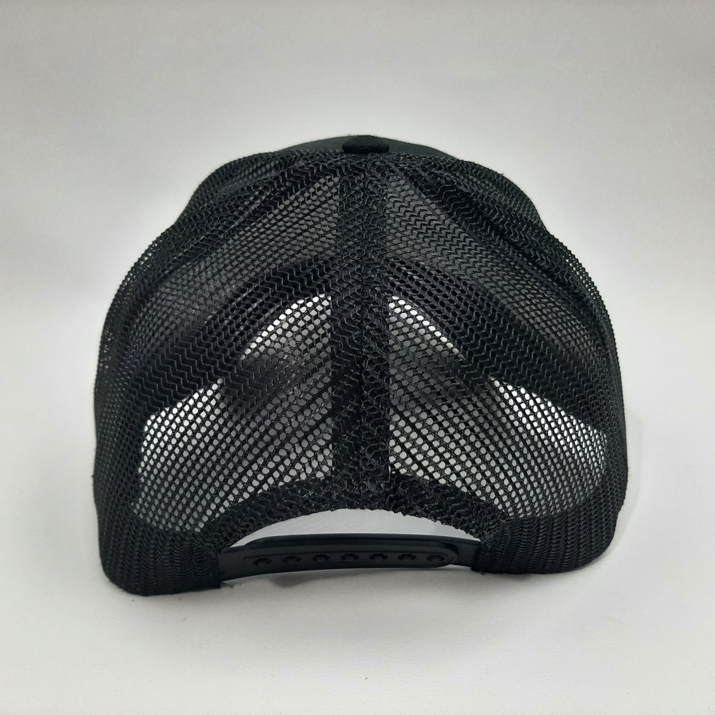 JGL Embroidered Patch Curved Bill Mesh Snapback Cap Hat Black