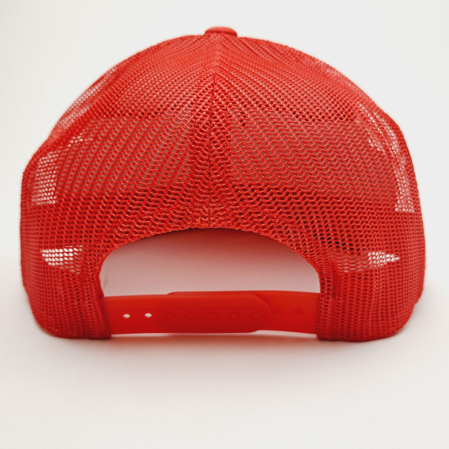 Donald J. Trump 2024 MAGA Embroidered Flat Bill Mesh Snapback Cap Hat Red Yupoong