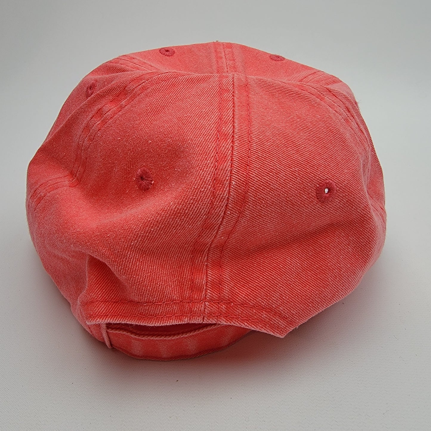 Yin & Yang Sunflower Relaxed Cotton Women's Embroidered Buckle Strap Curved Bill Hat Cap Garment Washed Orange