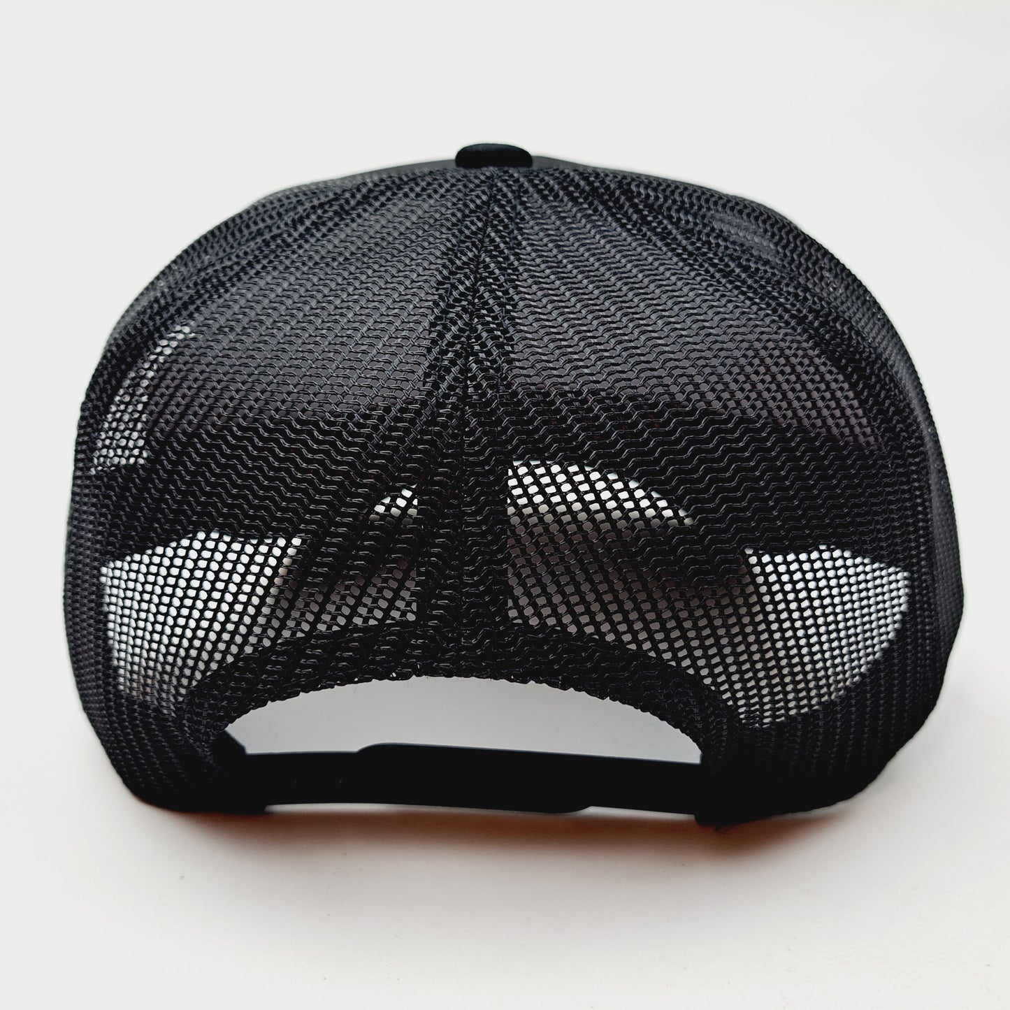 Black Flag Band Foam Mesh Trucker Snapback Black