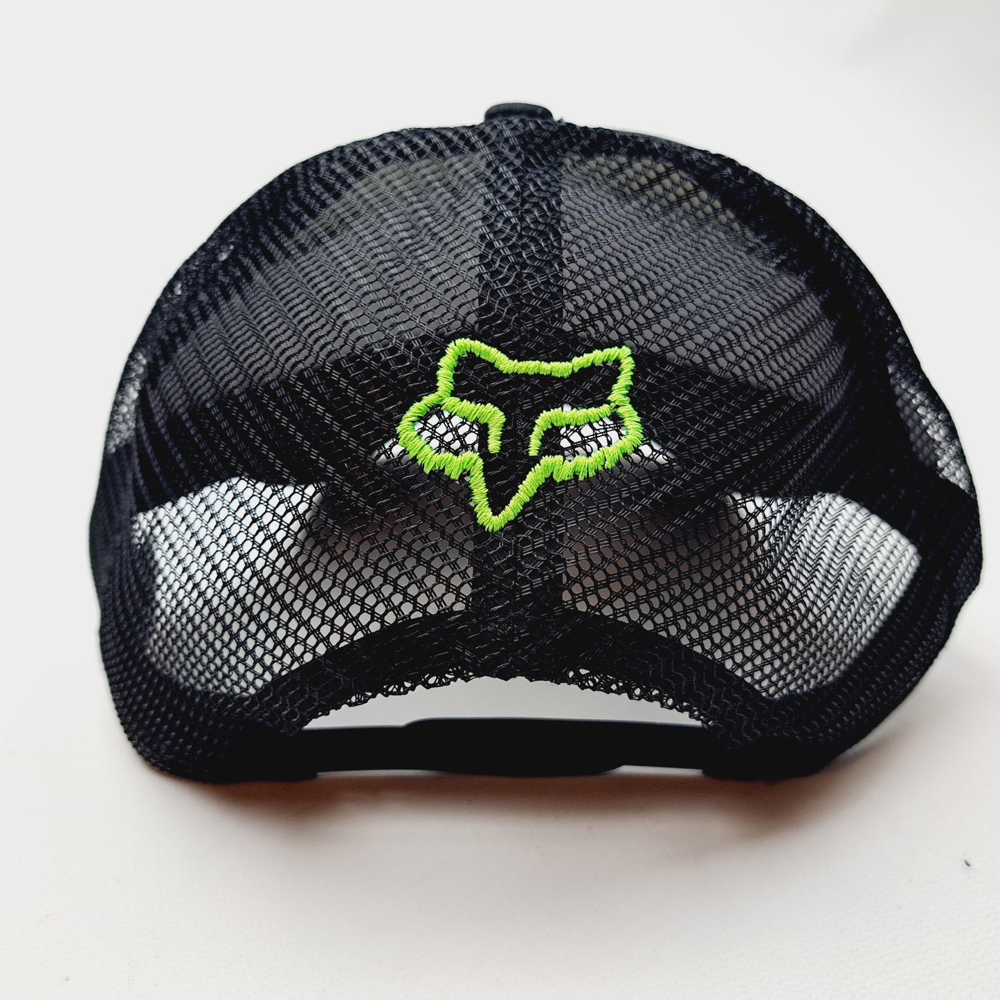 Monster Energy Embroidered Patch Fox Foam Mesh Trucker Snapback Black