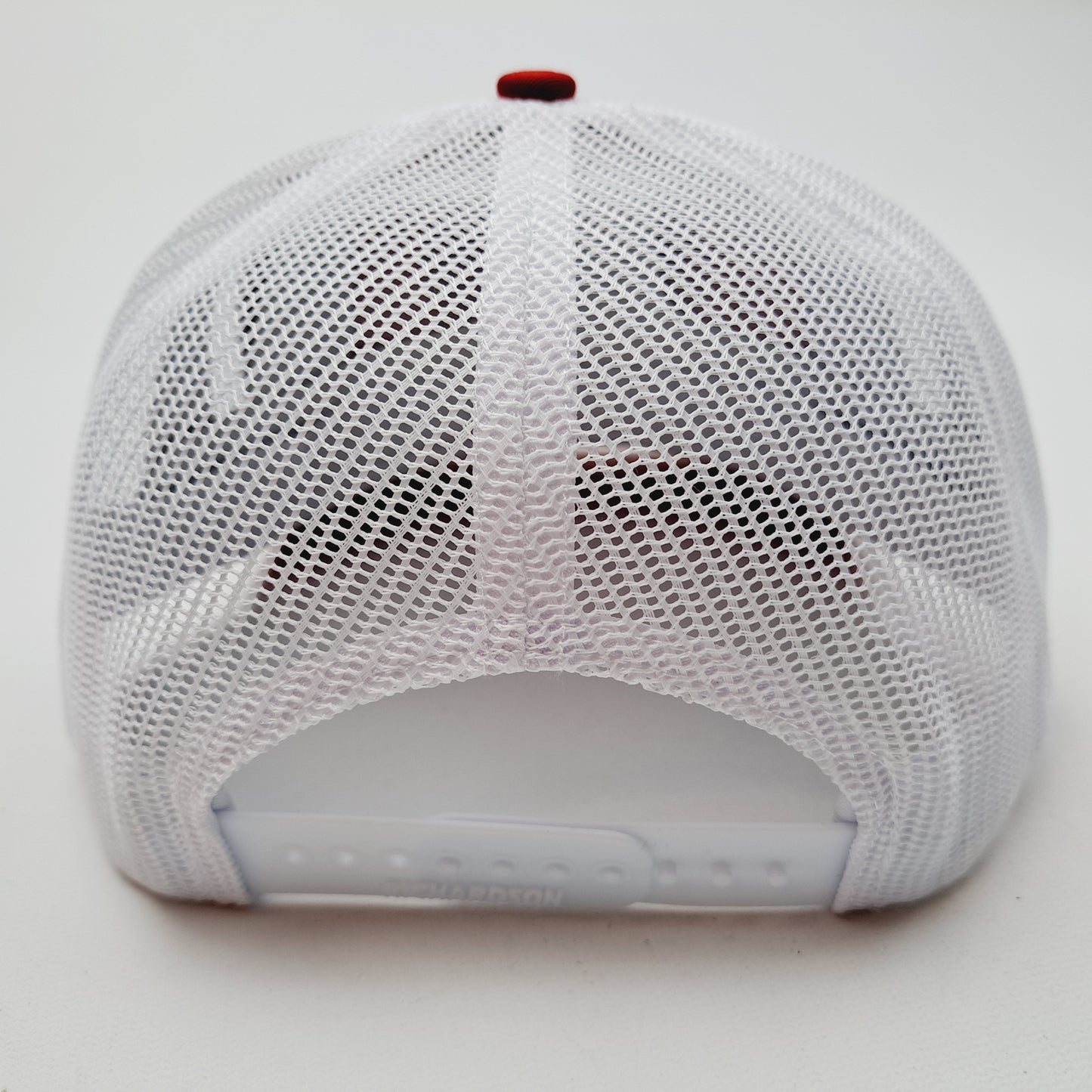 Snap On Snap-On Patch Richardson 112 Trucker Mesh Snapback Cap Hat Red & White