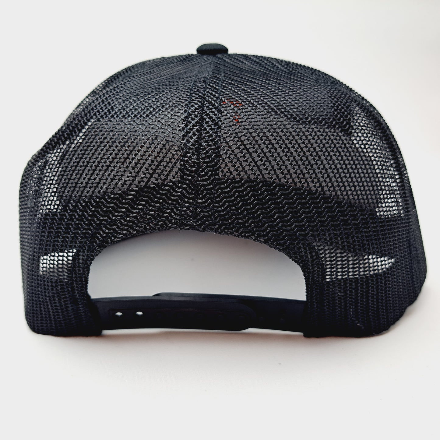 Bass Pro Shops Embroidered Trucker Mesh Snapback Cap Hat Black