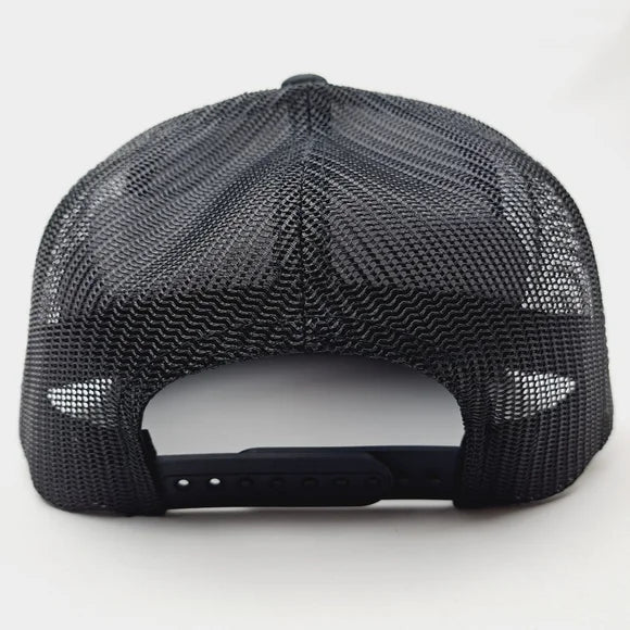 Stihl Embroidered Patch Flat Bill Trucker Mesh Snapback Hat Cap