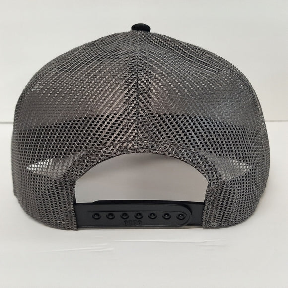 Jeep Otto Trucker Snapback Mesh Baseball Cap Hat Man Black & Gray