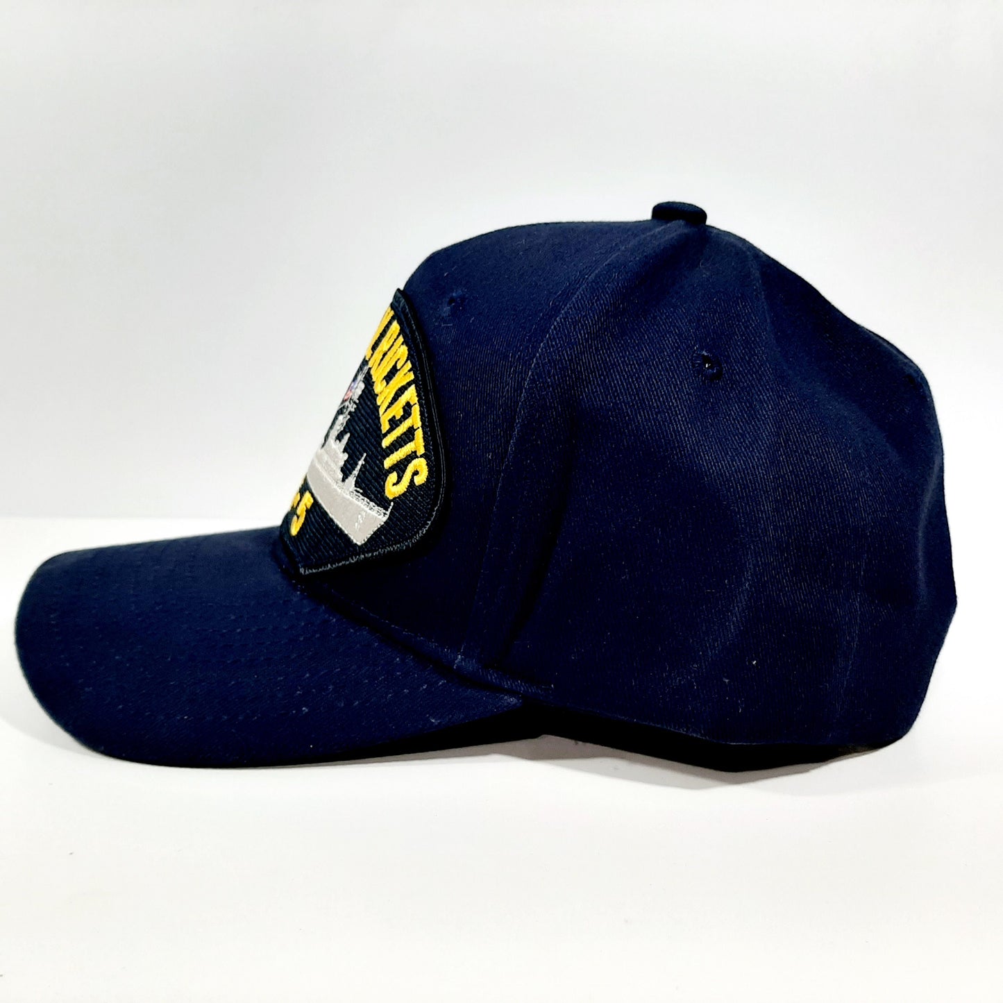 USS Claude V. Ricketts DDG-5 Embroidered Patch Hat Baseball Cap Adjustable Blue US Navy