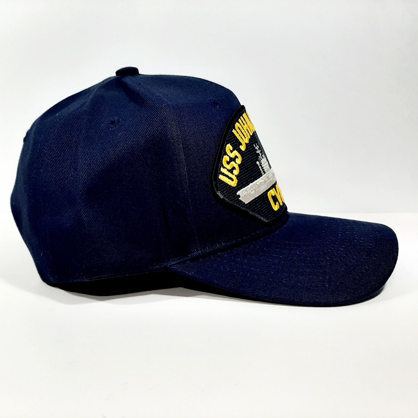 USS John C. Stennis Embroidered Patch Hat Baseball Cap Adjustable Blue