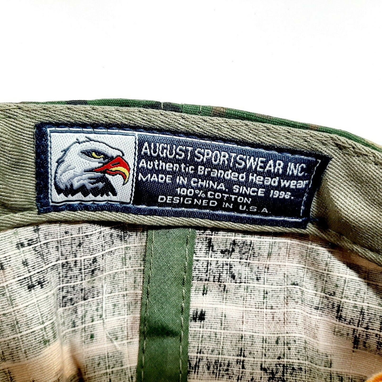 US Army Ranger Men's Camouflage Ball Cap One Size 100% Cotton Embroidered