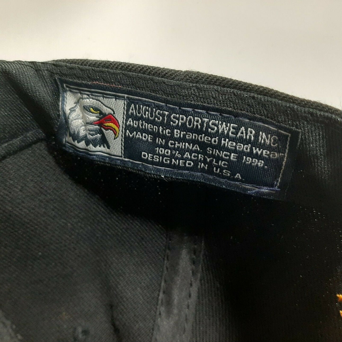 US Marine Corps Corporal Men's Ball Cap Hat One Size Black Acrylic