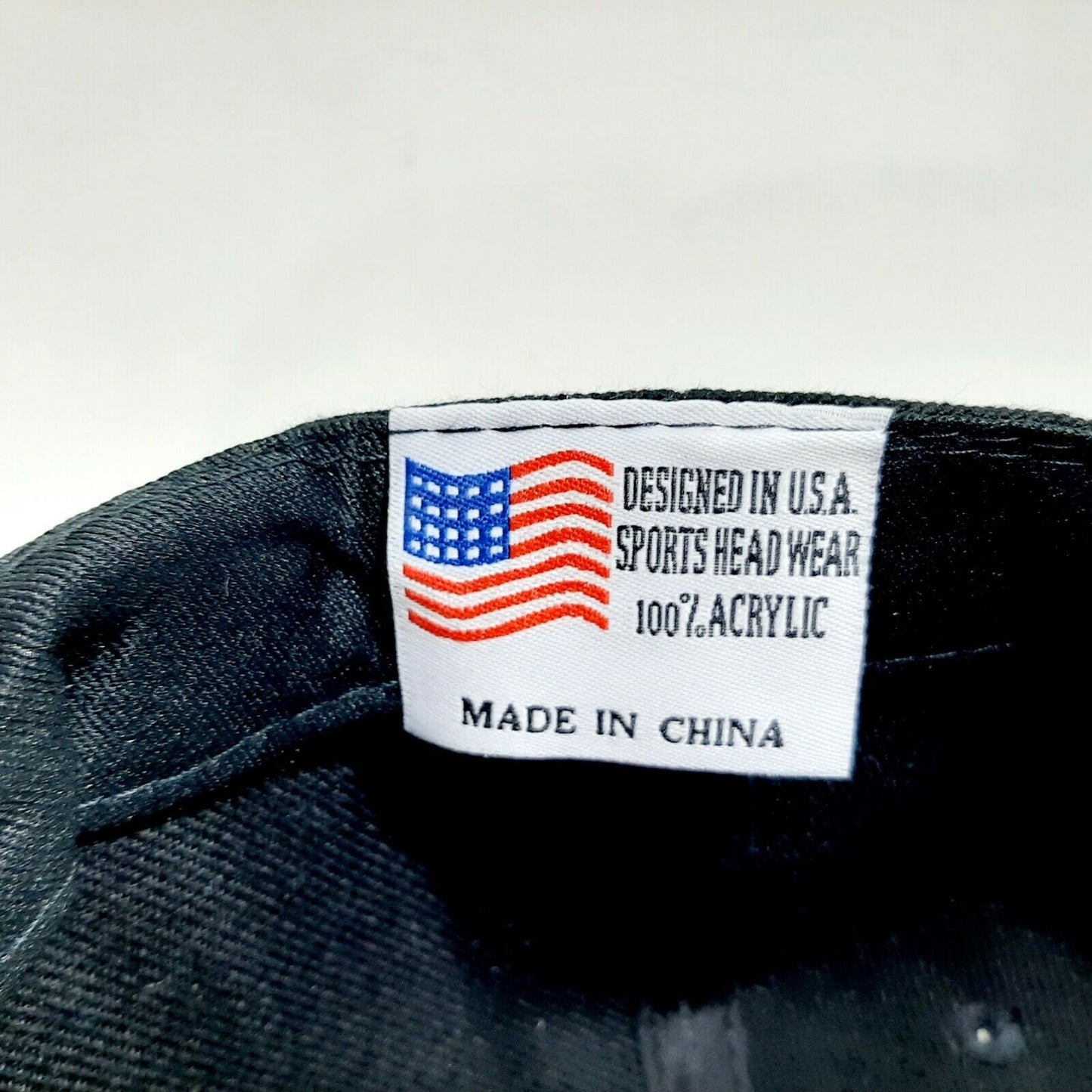 US Army Airborne Men's Cap Hat Embroidered Black Acrylic One Size