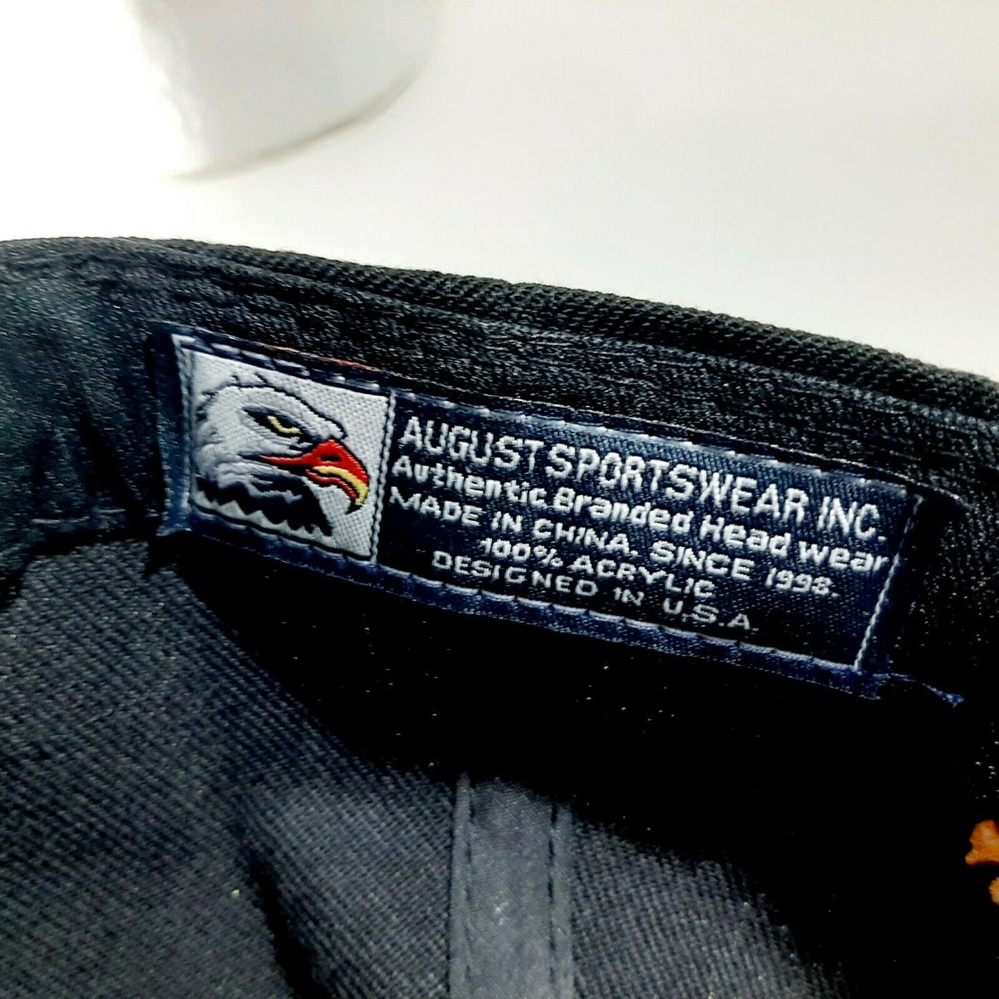 US Army 1st Infantry Division Men's Ball Cap Hat Black Acrylic Embroidered