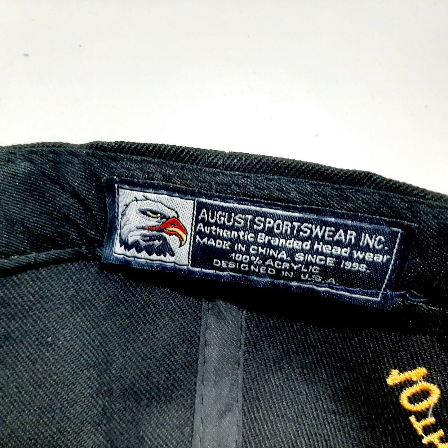 US Army 10th Mountain Division Men's Ball Cap Hat Black Acrylic Embroidered