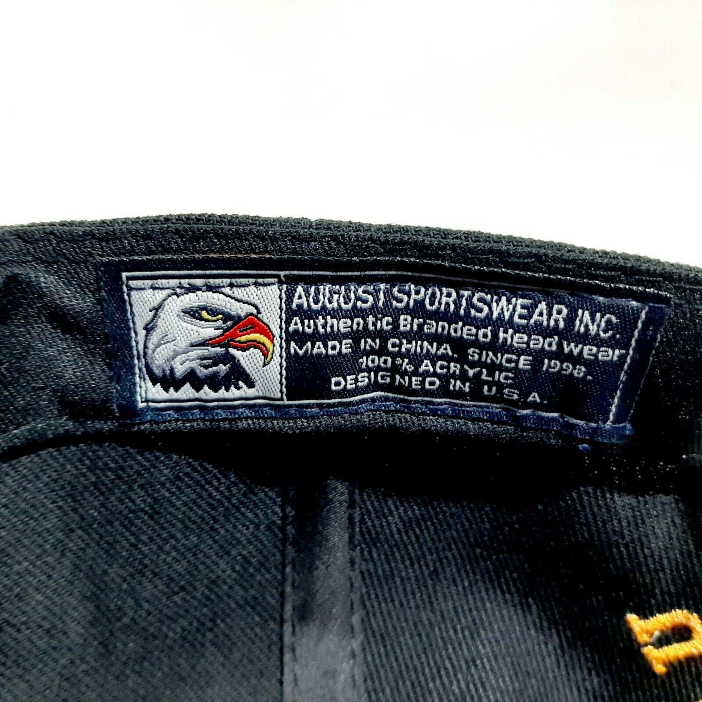 US Army Sergeant Men's Ball Cap Hat Black Embroidered Acrylic