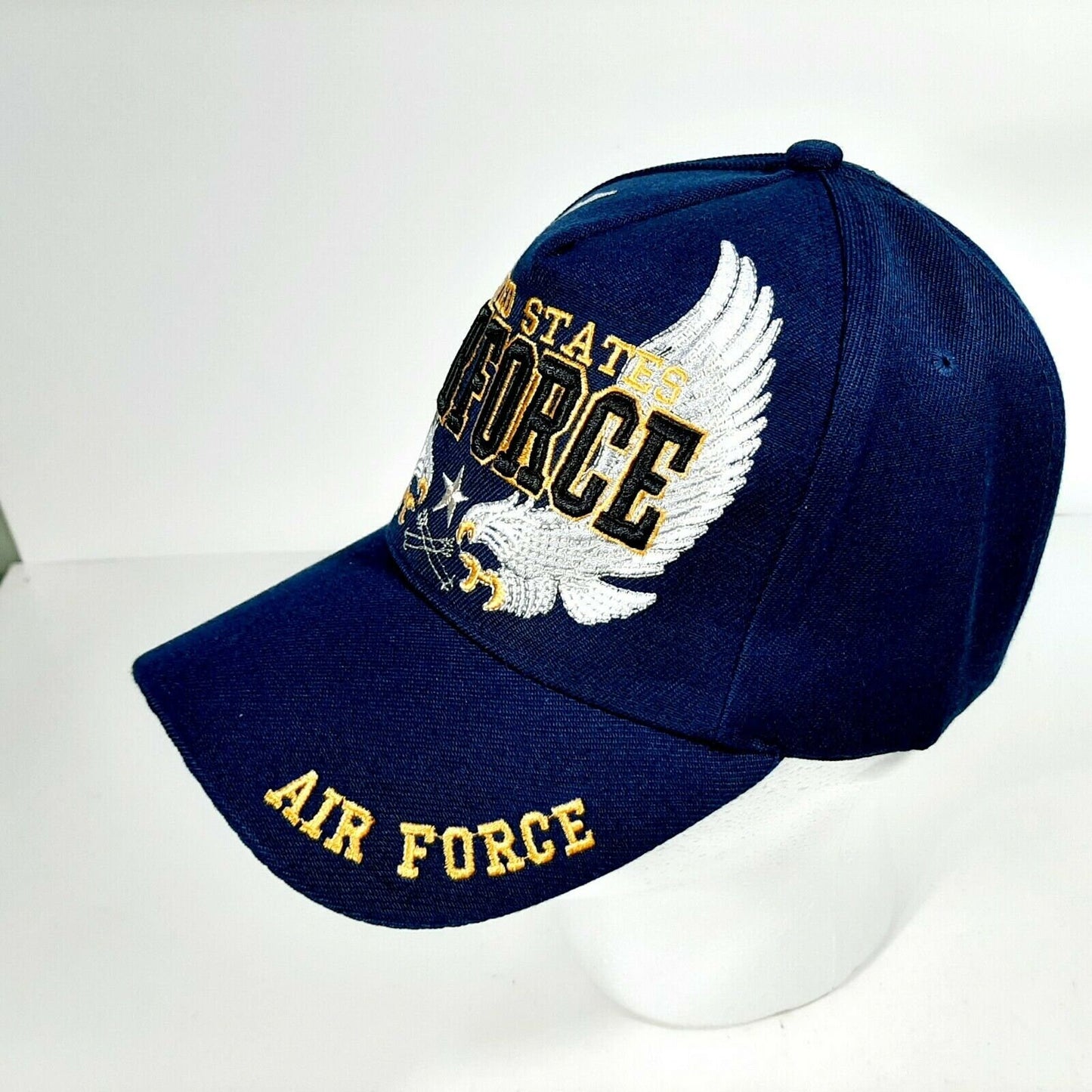 United States Air Force Men's Embroidered Ball Cap Navy Blue Acrylic