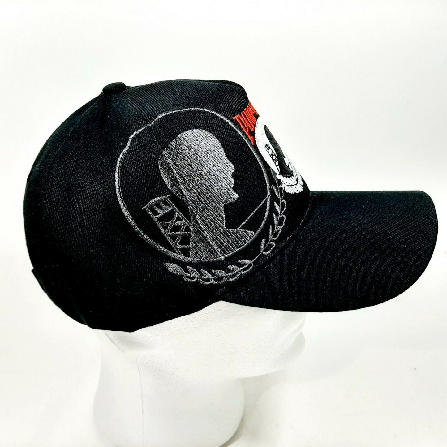 POW MIA Not Forgotten Men's Ball Cap Hat Black Embroidered Acrylic