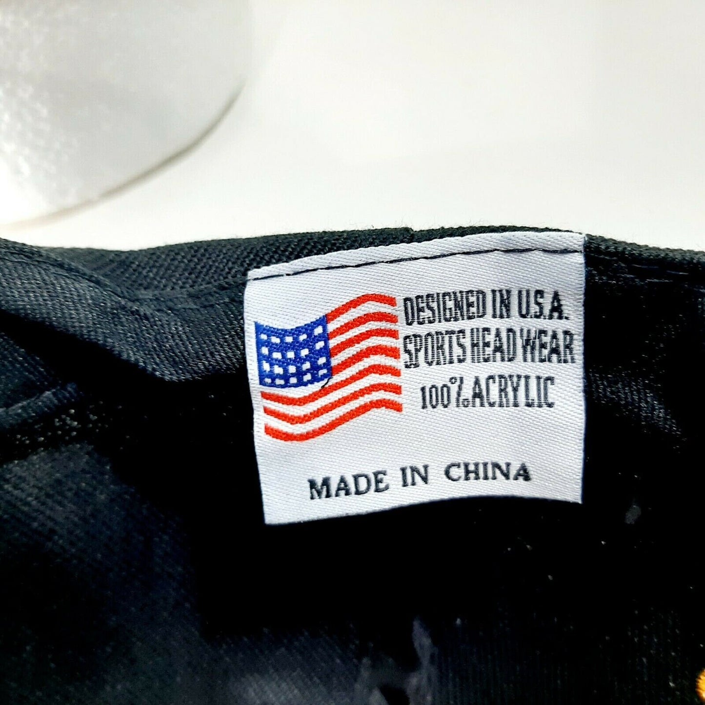 US Army 23rd Infantry Division Men's Cap Hat Black Embroidered Acrylic