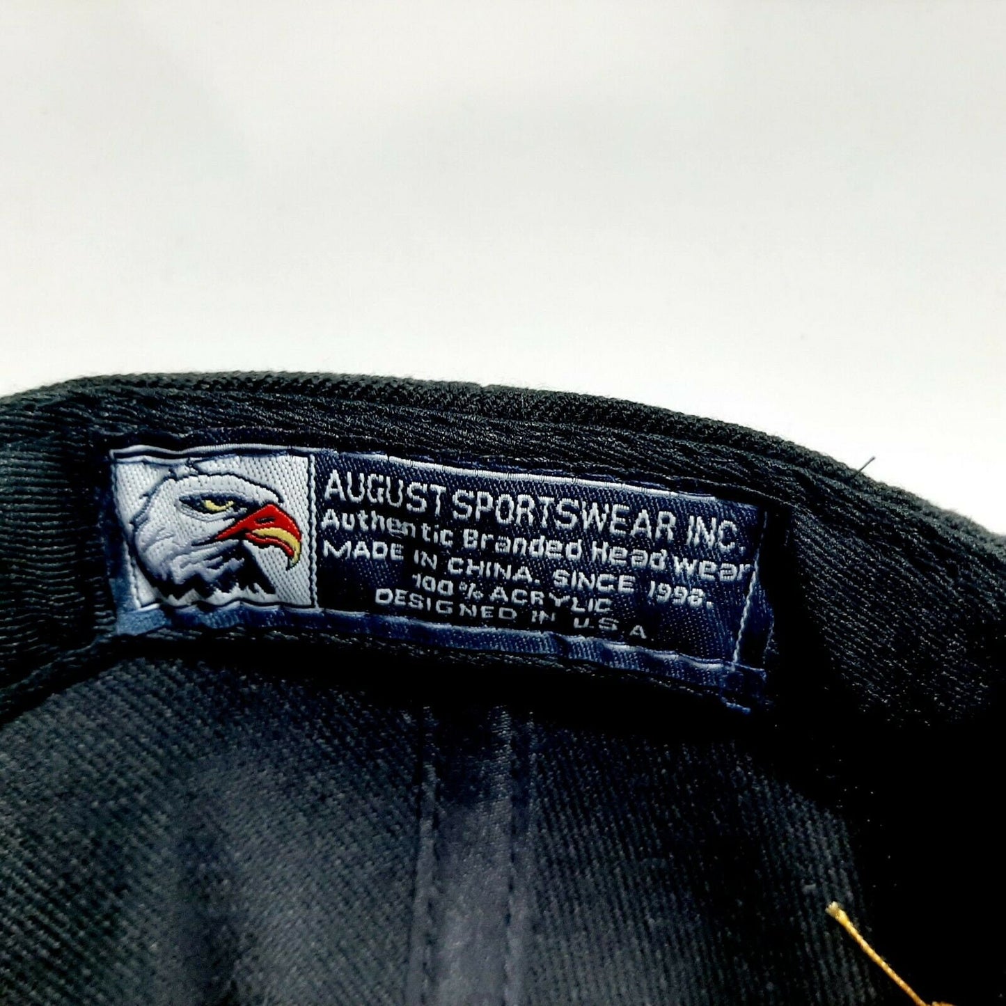 US Army 6th Infantry Division Men's Ball Cap Hat Black Embroidered Acrylic